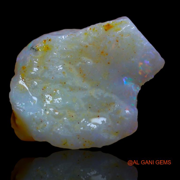 4.00 Cts Unheated Australian Fire Opal Loose Gemstone Fancy Rough Natural 16x13x4 mm R-779
