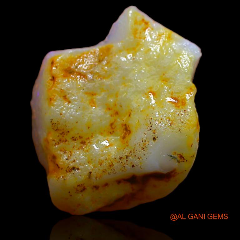 4.00 Cts Unheated Australian Fire Opal Loose Gemstone Fancy Rough Natural 16x13x4 mm R-779