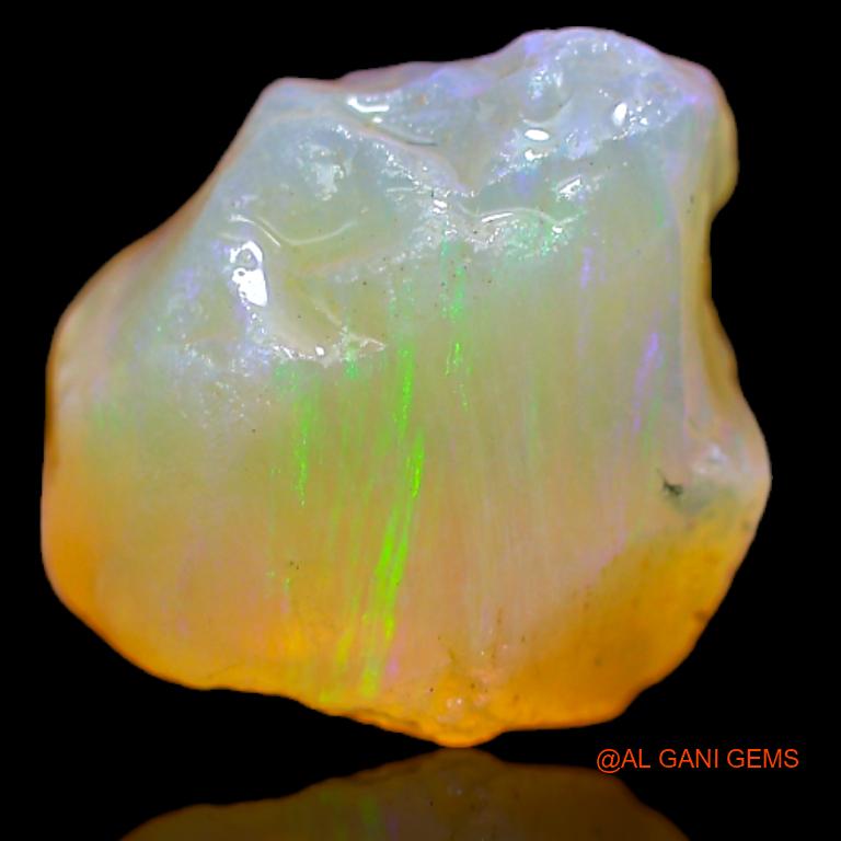 5.00 Cts Natural Australian Fire Opal Loose Gemstone Fancy Rough 12x11x6 mm R-780