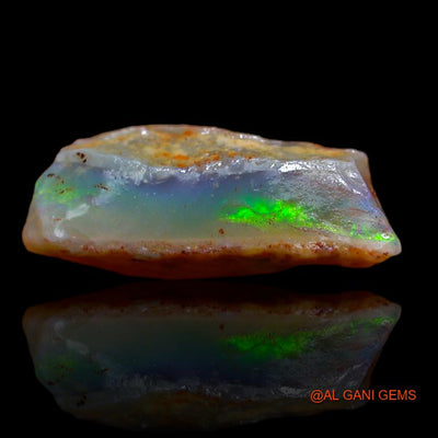 Natural Untreated Fire Opal Loose Gemstone Fancy Rough From Australia 4.00 Cts 17x8x7 mm R-781