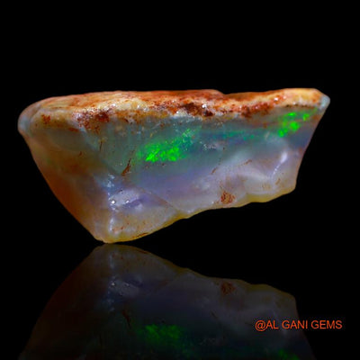Natural Untreated Fire Opal Loose Gemstone Fancy Rough From Australia 4.00 Cts 17x8x7 mm R-781