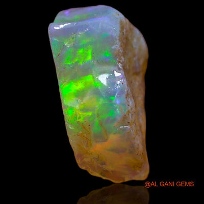 Natural Fire Opal Gemstone 4.00 Cts Loose Fancy Rough From Australia 14x9x6 mm R-782