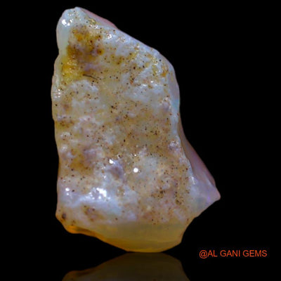 Natural Fire Opal Gemstone 4.00 Cts Loose Fancy Rough From Australia 14x9x6 mm R-782