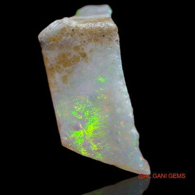 Natural Fire Opal Gemstone 3.00 Cts Loose Fancy Rough From Australia 13x7x6 mm R-786