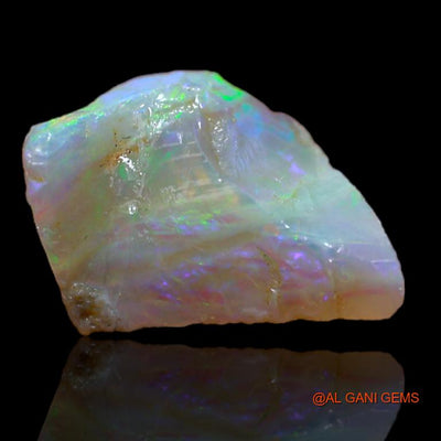 Natural Fire Opal Gemstone 3.00 Cts Loose Fancy Rough From Australia 13x7x6 mm R-786