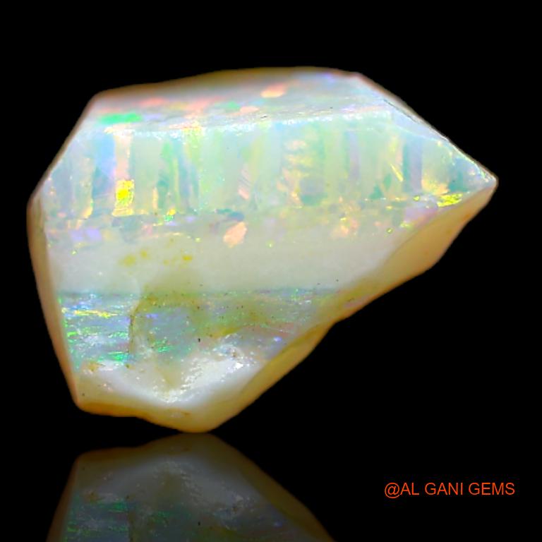 3.00 Cts Natural Australian Fire Opal Loose Gemstone Fancy Rough 10x8x6 mm R-788
