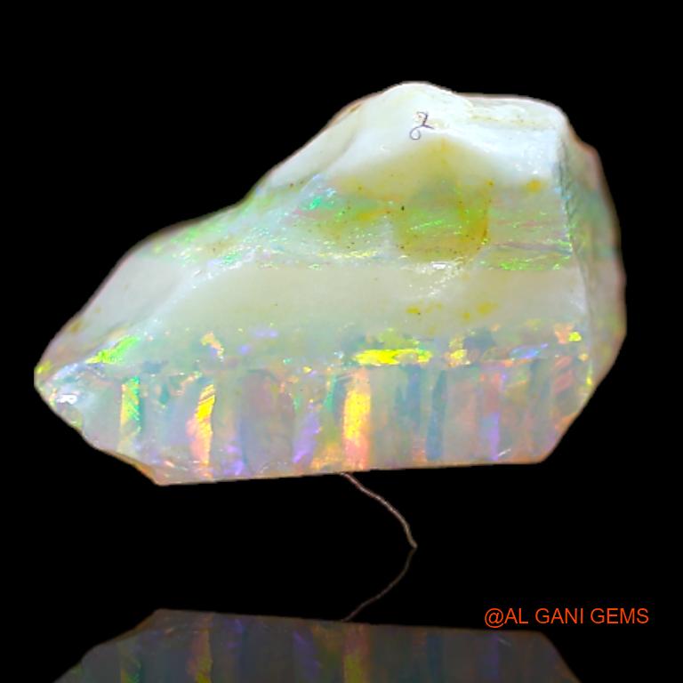 3.00 Cts Natural Australian Fire Opal Loose Gemstone Fancy Rough 10x8x6 mm R-788