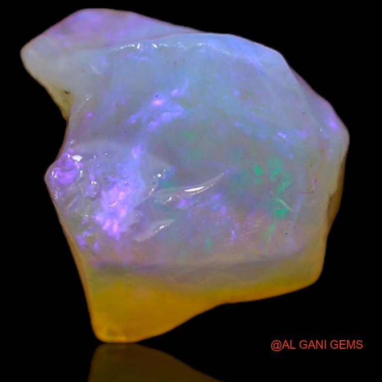 4.00 Cts Natural Australian Fire Opal Loose Gemstone Fancy Rough 11x10x8 mm R-789