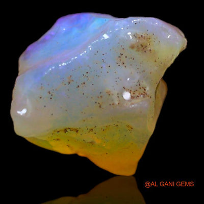 4.00 Cts Natural Australian Fire Opal Loose Gemstone Fancy Rough 11x10x8 mm R-789