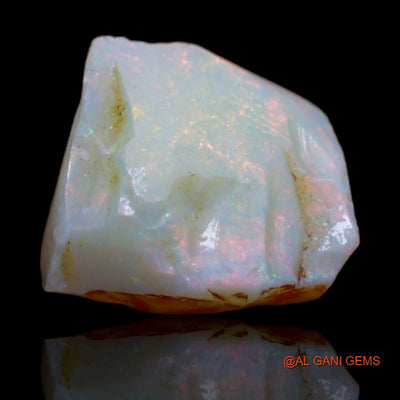 4.35 Cts Natural Australian Fire Opal Loose Gemstone Fancy Rough 11x10x5 mm R-78