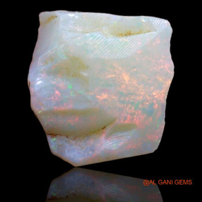 4.35 Cts Natural Australian Fire Opal Loose Gemstone Fancy Rough 11x10x5 mm R-78