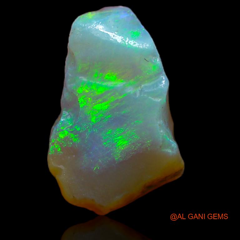 3.00 Cts Natural Australian Fire Opal Loose Gemstone Fancy Rough 14x9x5 mm R-791