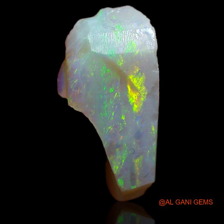 Natural Fire Opal Gemstone 2.00 Cts Loose Fancy Rough From Australia 15x6x6 mm R-792