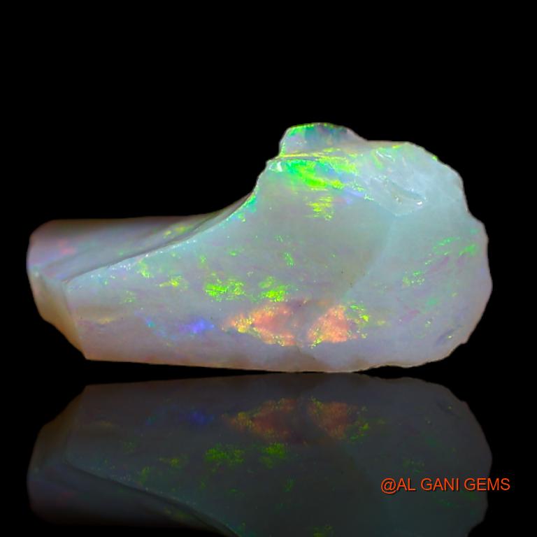 Natural Fire Opal Gemstone 2.00 Cts Loose Fancy Rough From Australia 15x6x6 mm R-792