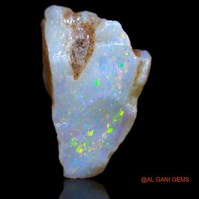 Natural Fire Opal Gemstone 3.00 Cts Loose Fancy Rough From Australia 14x9x8 mm R-793