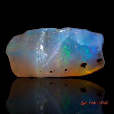 4.00 Cts Natural Australian Fire Opal Loose Gemstone Fancy Rough 14x7x6 mm R-795