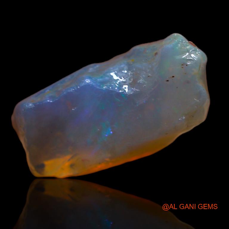 4.00 Cts Natural Australian Fire Opal Loose Gemstone Fancy Rough 14x7x6 mm R-795