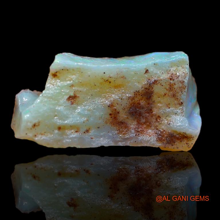 3.00 Cts Natural Australian Fire Opal Loose Gemstone Fancy Rough 17x9x4 mm R-798