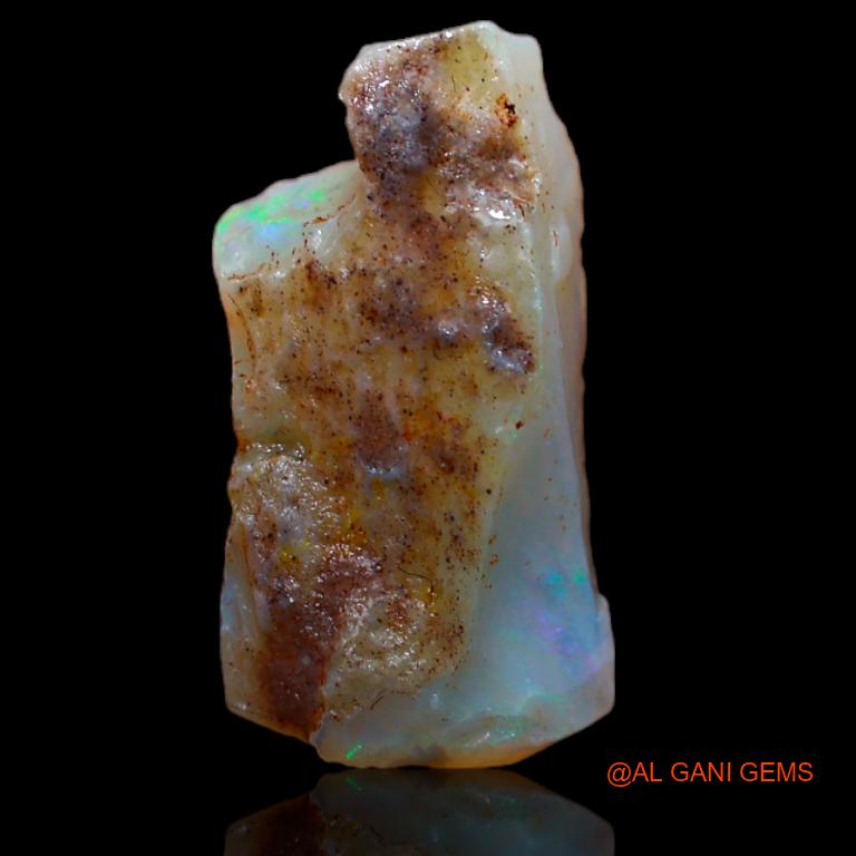 3.00 Cts Natural Australian Fire Opal Loose Gemstone Fancy Rough 17x9x4 mm R-798