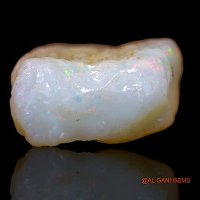 Natural Untreated Fire Opal Loose Gemstone Fancy Rough From Australia 4.00 Cts 12x9x5 mm R-800
