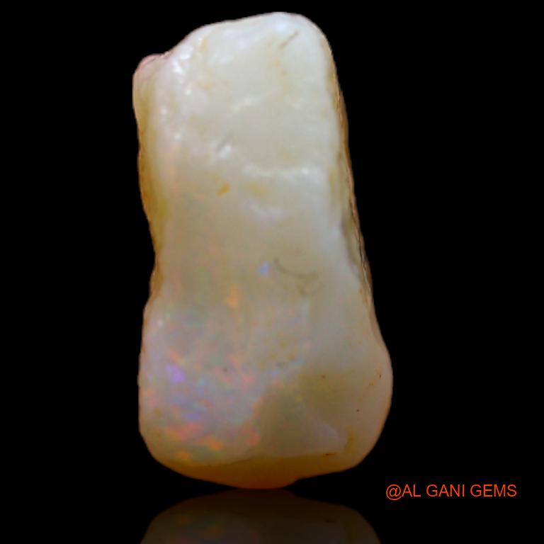 Natural Untreated Fire Opal Loose Gemstone Fancy Rough From Australia 4.00 Cts 12x9x5 mm R-800
