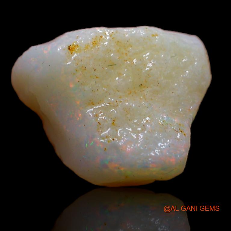 Natural Untreated Fire Opal Loose Gemstone Fancy Rough From Australia 4.00 Cts 12x9x5 mm R-800
