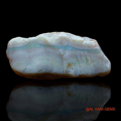 119.00 Cts Natural Australian Fire Opal Fancy Rough Loose Gemstone For Jewelry 56x26x13 mm R-801