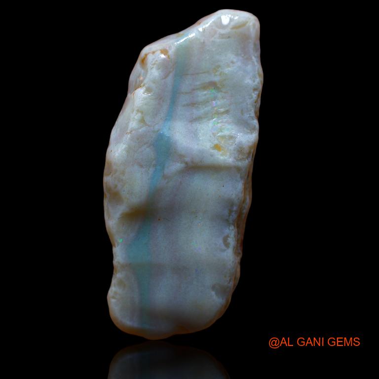 119.00 Cts Natural Australian Fire Opal Fancy Rough Loose Gemstone For Jewelry 56x26x13 mm R-801