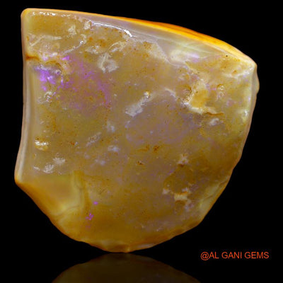 Natural Untreated Fire Opal Loose Gemstone Fancy Rough From Australia 72.00 Cts 36x35x10 mm R-805