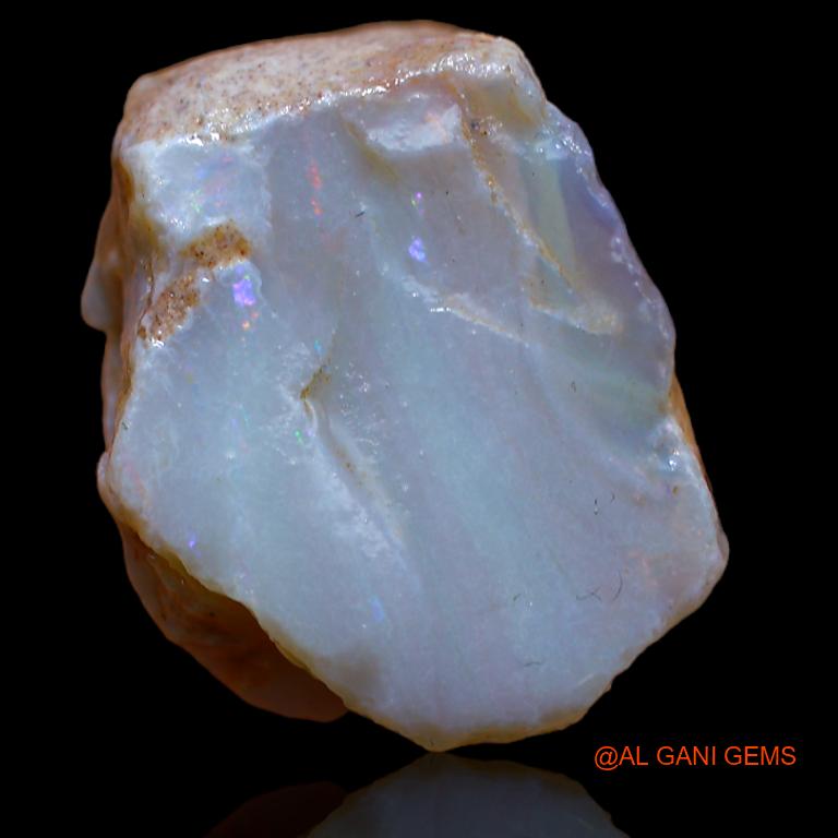 85.00 Cts Natural Australian Fire Opal Fancy Rough Loose Gemstone For Jewelry 31x22x19 mm R-808