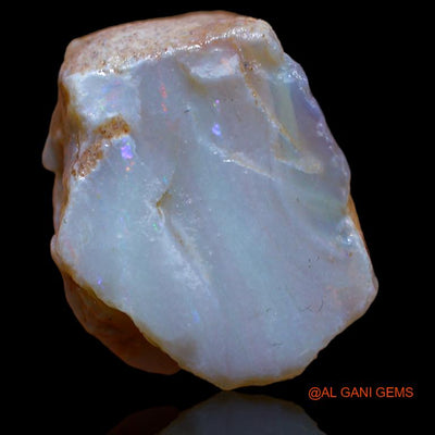 85.00 Cts Natural Australian Fire Opal Fancy Rough Loose Gemstone For Jewelry 31x22x19 mm R-808