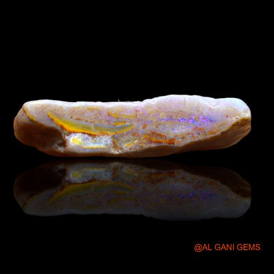 Natural Untreated Fire Opal Loose Gemstone Fancy Rough From Australia 44.00 Cts 40x21x10 mm R-809