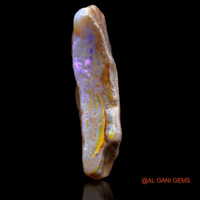 Natural Untreated Fire Opal Loose Gemstone Fancy Rough From Australia 44.00 Cts 40x21x10 mm R-809