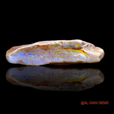 Natural Untreated Fire Opal Loose Gemstone Fancy Rough From Australia 44.00 Cts 40x21x10 mm R-809