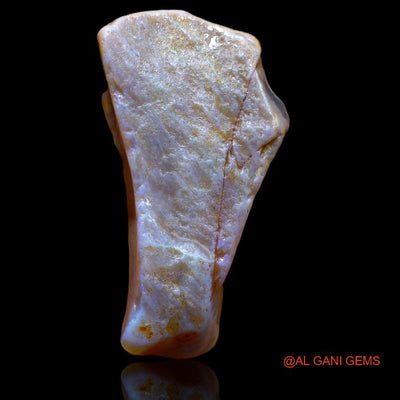 Natural Untreated Fire Opal Loose Gemstone Fancy Rough From Australia 44.00 Cts 40x21x10 mm R-809