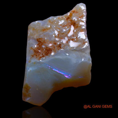 38.00 Cts Natural Australian Fire Opal Loose Gemstone Fancy Rough 34x22x19 mm R-820