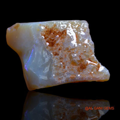 38.00 Cts Natural Australian Fire Opal Loose Gemstone Fancy Rough 34x22x19 mm R-820
