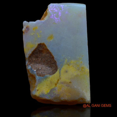 32.00 Cts Natural Australian Fire Opal Loose Gemstone Fancy Rough 31x19x6 mm R-821