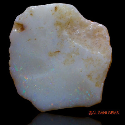 26.00 Cts Natural Australian Fire Opal Loose Gemstone Fancy Rough 28x27x5 mm R-822