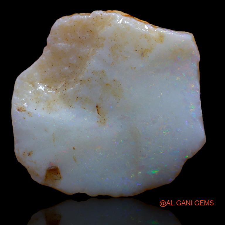 26.00 Cts Natural Australian Fire Opal Loose Gemstone Fancy Rough 28x27x5 mm R-822