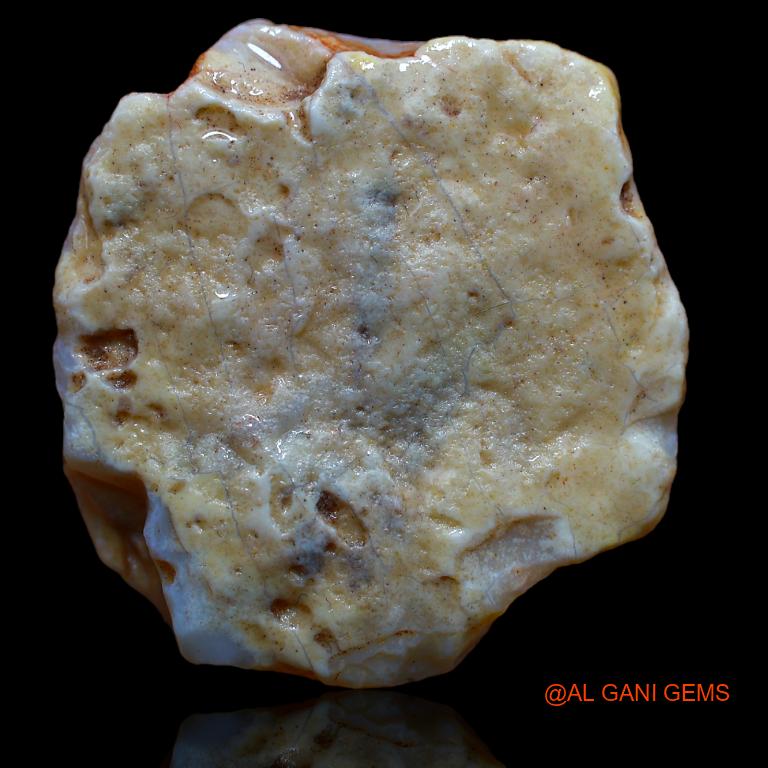 26.00 Cts Natural Australian Fire Opal Loose Gemstone Fancy Rough 28x27x5 mm R-822
