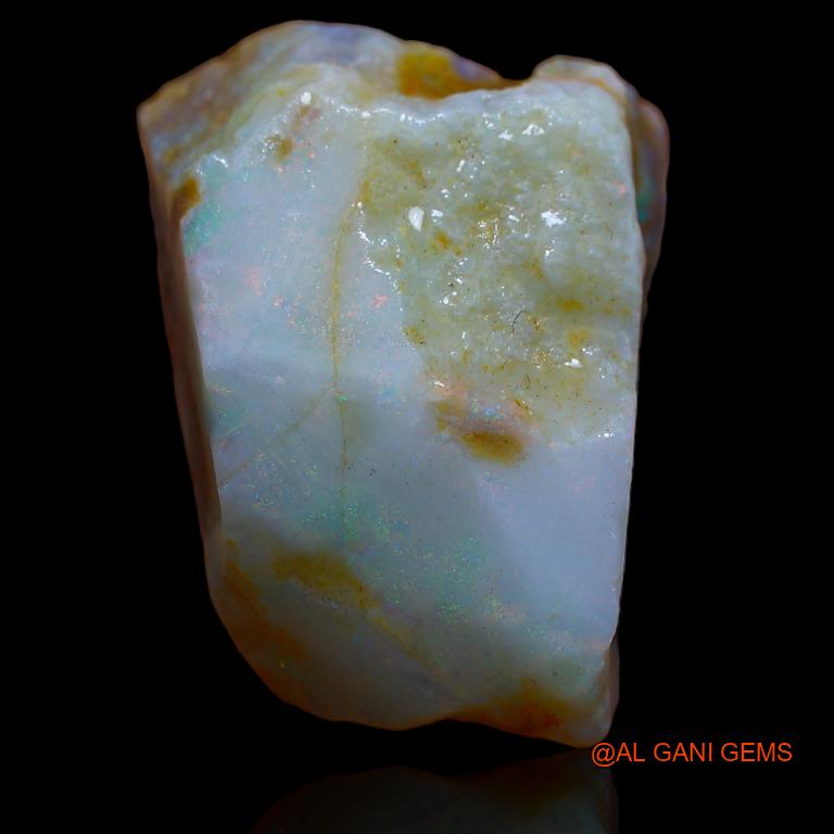 40.00 Cts Natural Australian Fire Opal Loose Gemstone Fancy Rough 27x20x11 mm R-823