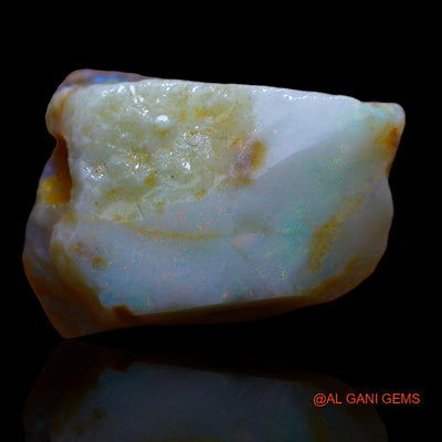 40.00 Cts Natural Australian Fire Opal Loose Gemstone Fancy Rough 27x20x11 mm R-823