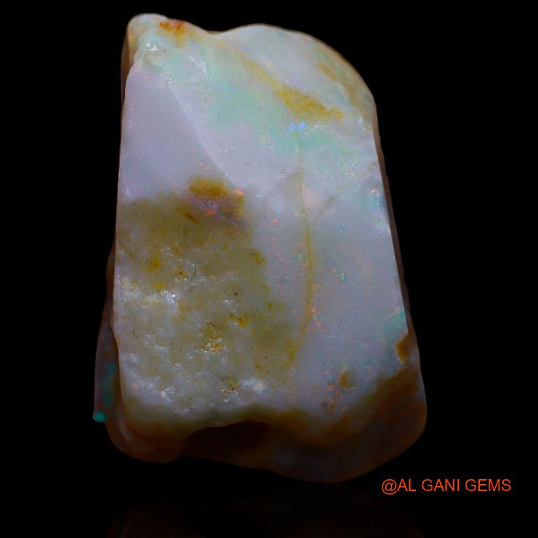 40.00 Cts Natural Australian Fire Opal Loose Gemstone Fancy Rough 27x20x11 mm R-823