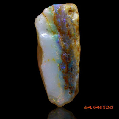 40.00 Cts Natural Australian Fire Opal Loose Gemstone Fancy Rough 27x20x11 mm R-823