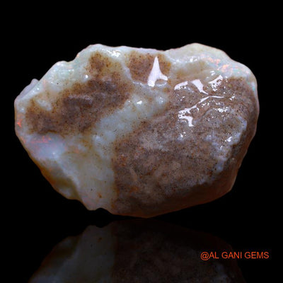 31.00 Cts Natural Australian Fire Opal Fancy Rough Loose Gemstone For Jewelry 23x21x9 mm R-829