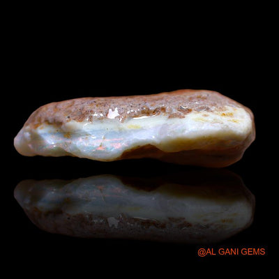 31.00 Cts Natural Australian Fire Opal Fancy Rough Loose Gemstone For Jewelry 23x21x9 mm R-829