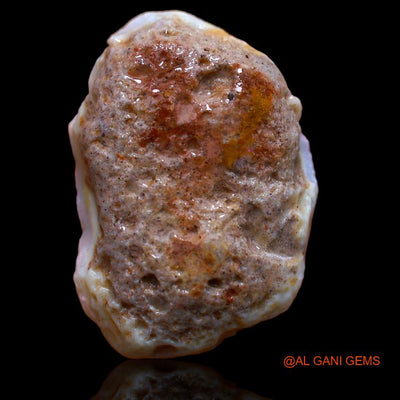 31.00 Cts Natural Australian Fire Opal Fancy Rough Loose Gemstone For Jewelry 23x21x9 mm R-829