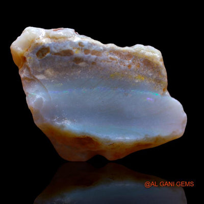 36.00 Cts Natural Australian Fire Opal Loose Gemstone Fancy Rough 25x22x14 mm R-830