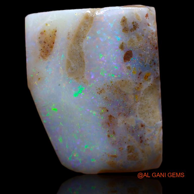 14.00 Cts Natural Australian Fire Opal Loose Gemstone Fancy Rough 19x15x6 mm R-833
